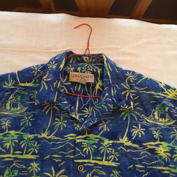Men’s tropical shirt by Tohari West 2XLT - Picture 3 of 5